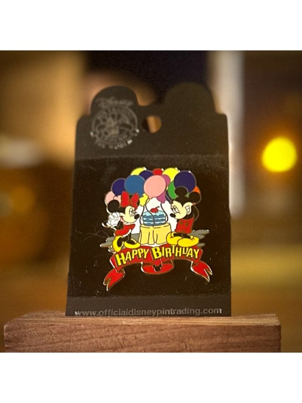 Disney Mickey Mouse & Minnie Mouse Pin | Birthday Celebration